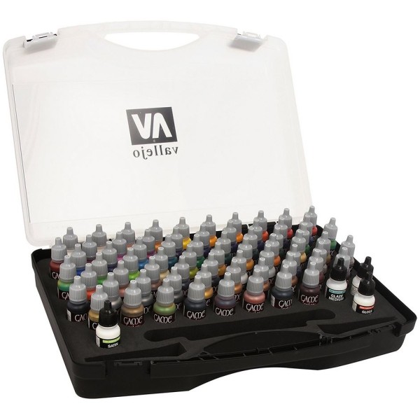 Vallejo - Model Air Basic Colors - 16 Colour Acrylic Airbrush Paint Set