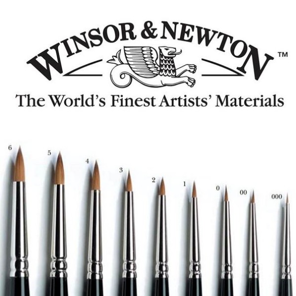 Winsor and Newton - Series 7 Kolinsky Sable - MINIATURE - Size 2/0