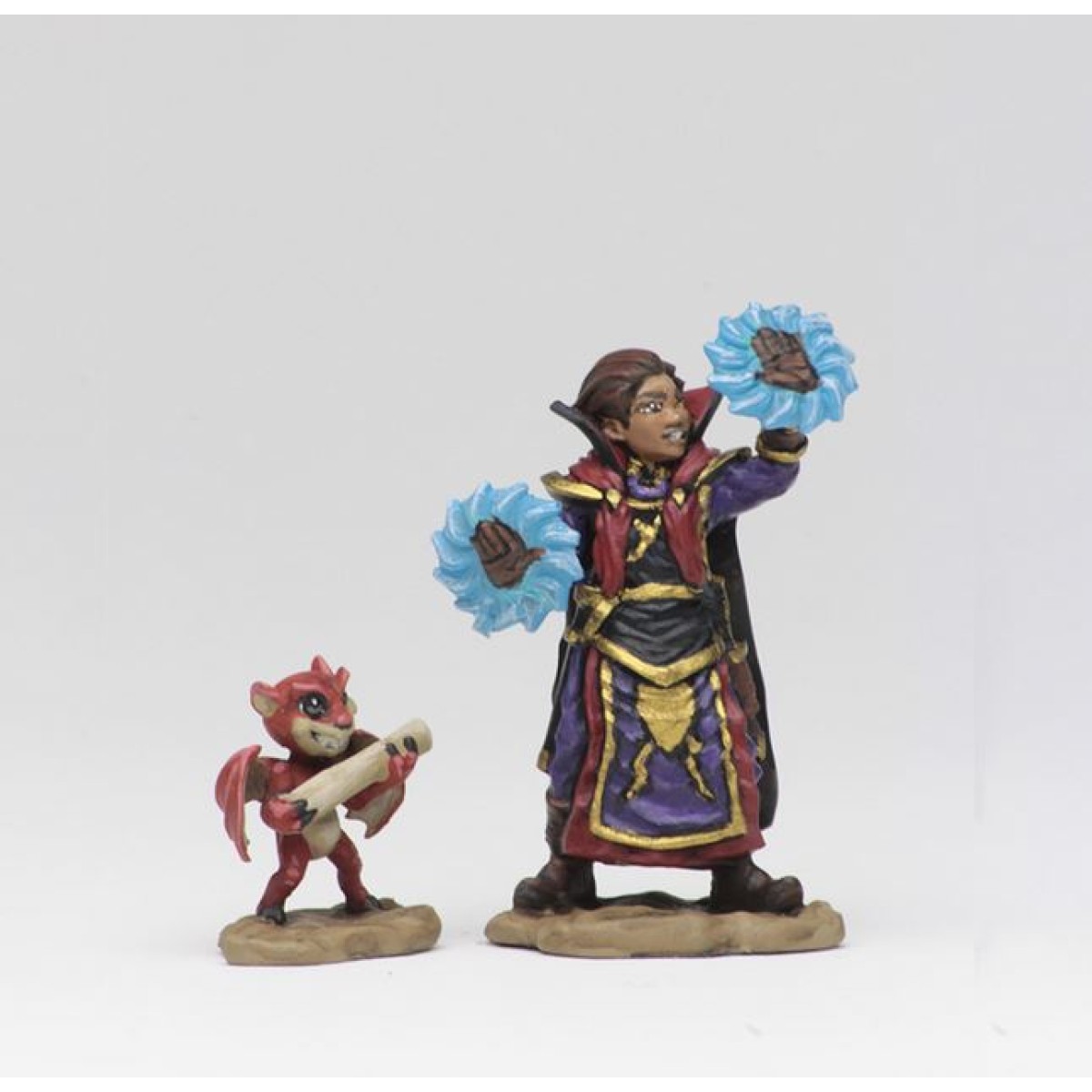 Wardlings Boy Wizard & Imp Pre-Painted Minis-WZK73318 